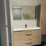 après chantier ad orthez rénovation sde meubles vaque miroir colone rangement