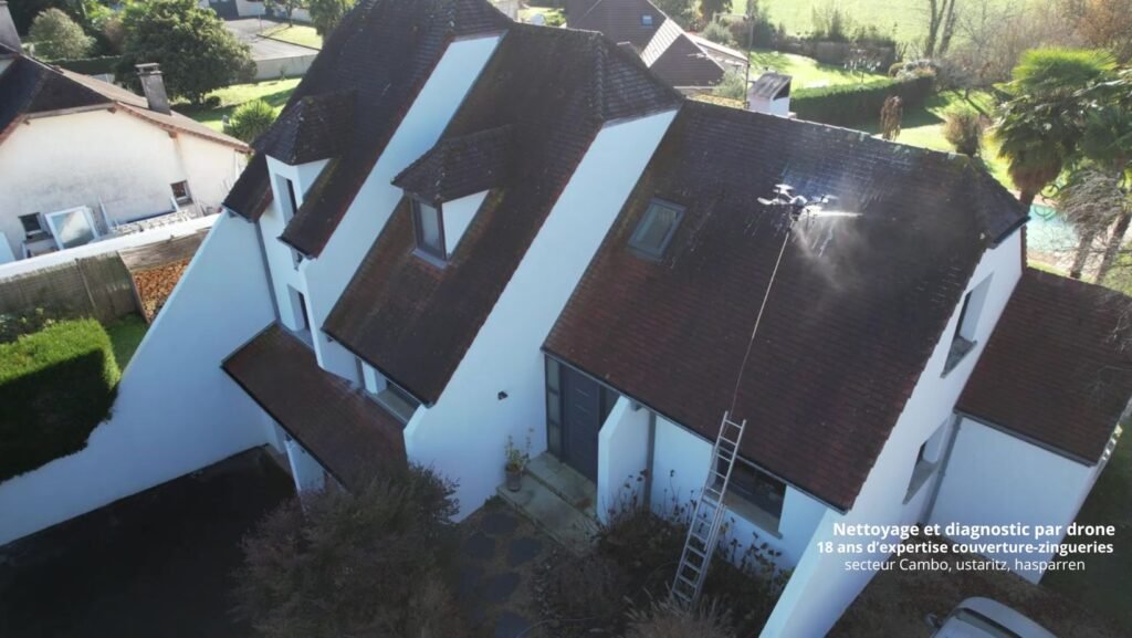nettoyage et diagnostic par drone