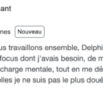 témoignage - agenda - charge mentale