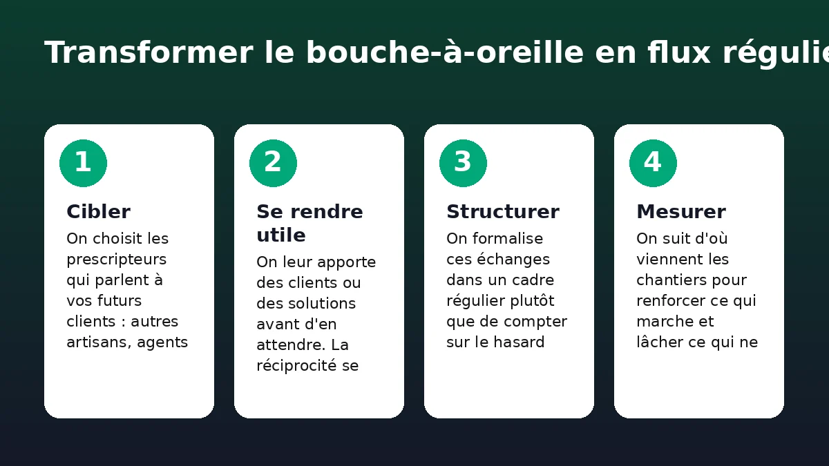 Comment rendre le bouche-à-oreille régulier au lieu de le subir