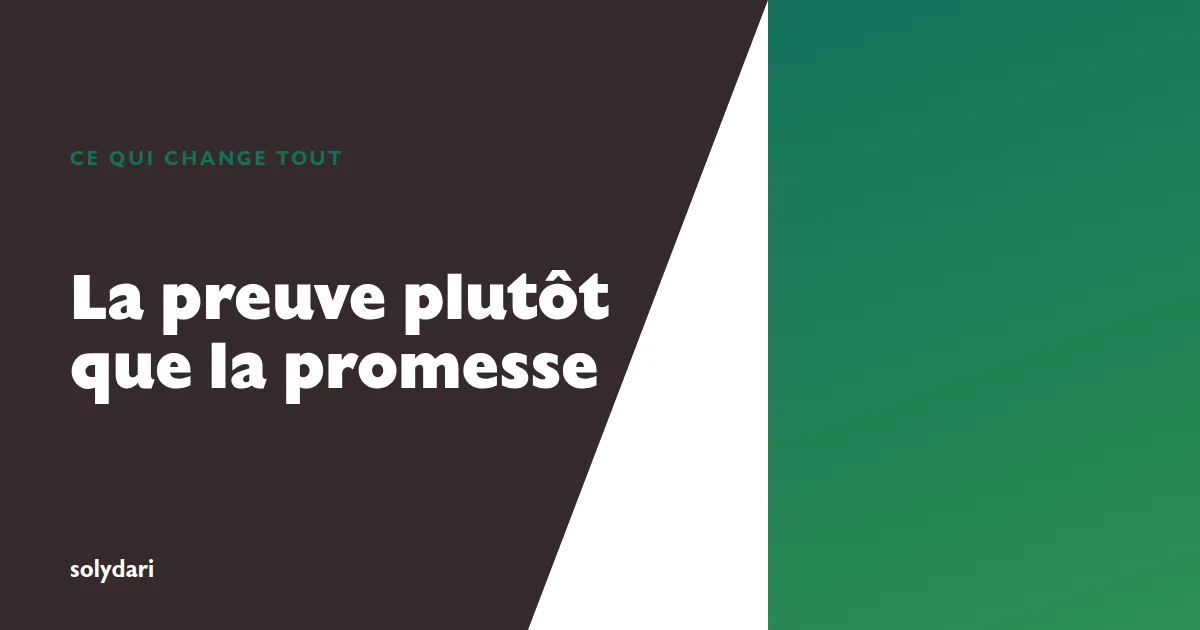 Un bon club d'affaires apporte la preuve du business, pas seulement des promesses