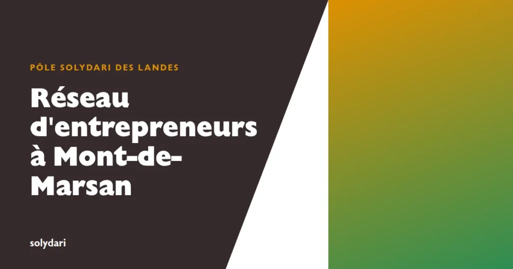 Visuel de la page Solydari sur le reseau d'entrepreneurs de Mont-de-Marsan dans les Landes.